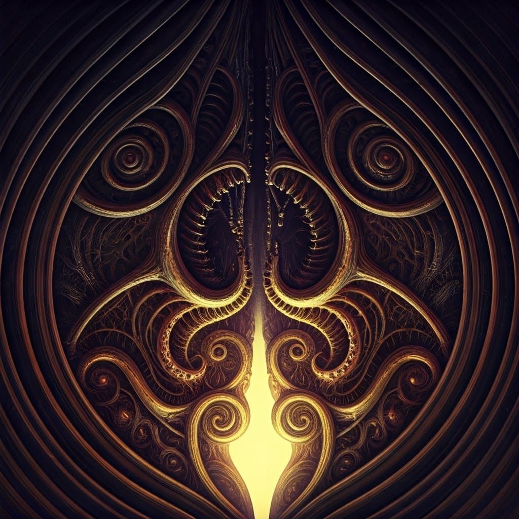 Giger-Inspired Steampunk Nightmare