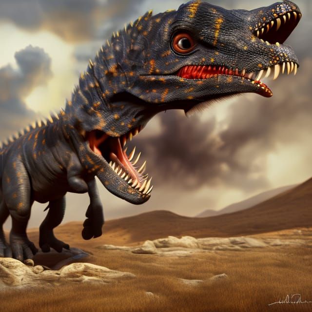 Weird Dino Random AI's Dream