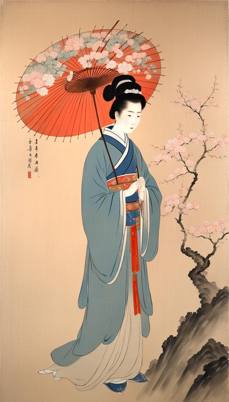 Umbrella, Qing dynasty