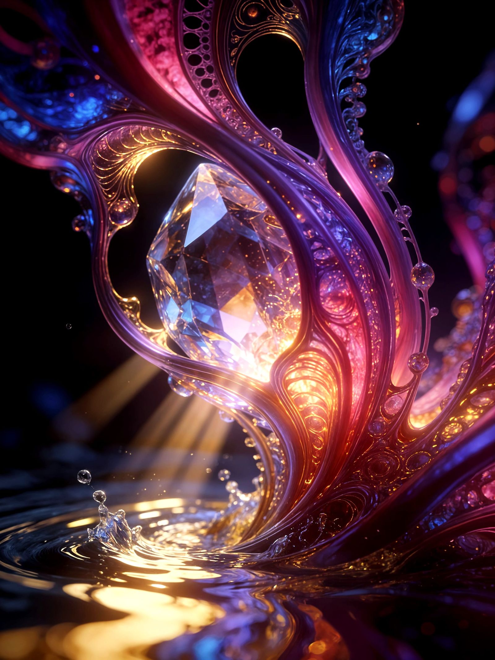 Surreal Biotechnology With Light Beams