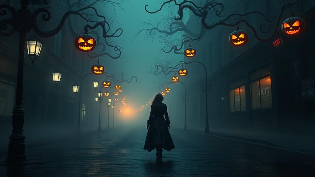 Eerie Woman in Tzeentch's Mystical Realm