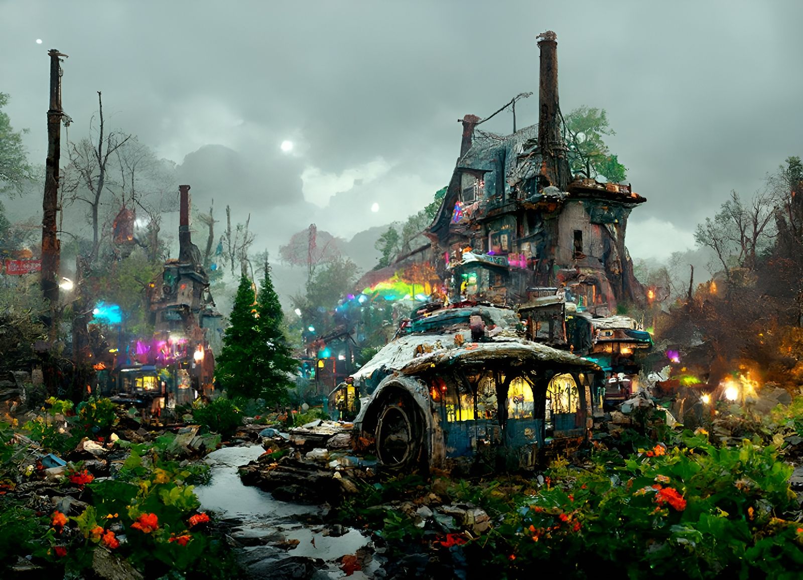 Post-Apocalyptic Wonderland: Unreal Engine Art