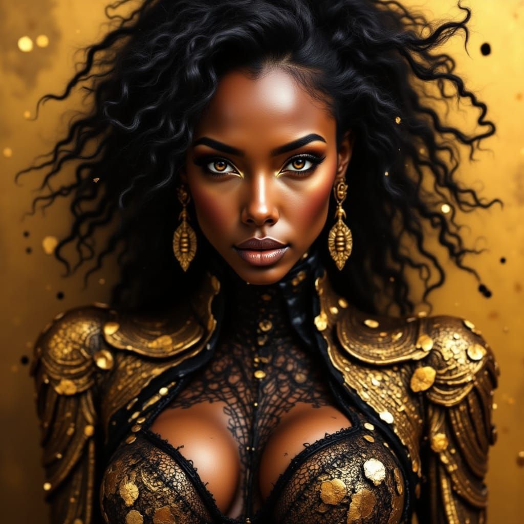 Beautiful Alpha of Black and Gold