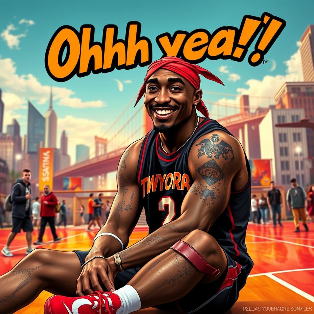 Charismatic Rapper Unfolds Under Brooklyn Bridge in Graphic...