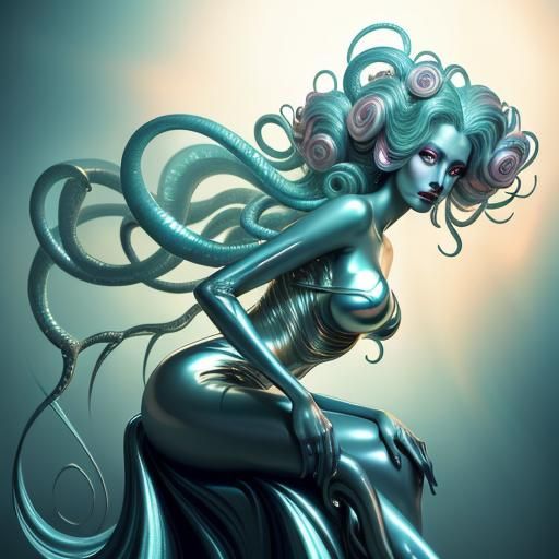 Surreal Disfigured Female Figure in Photorealistic Style