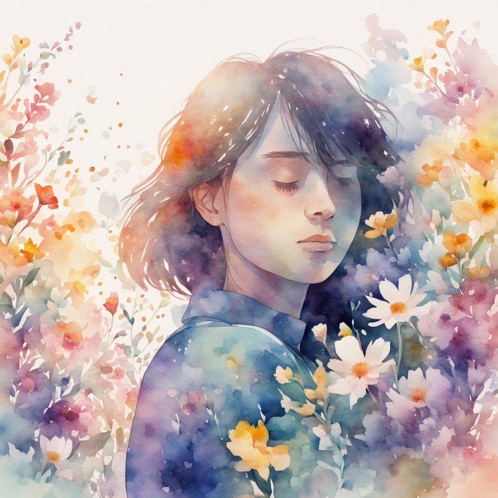 Embrace Your Shadow: Hopeful Watercolor Art