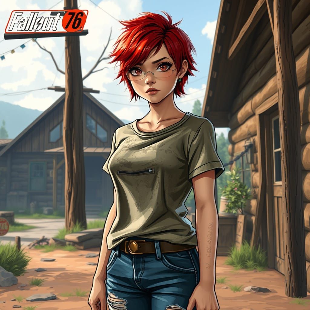 Rebellious Survivor in Fallout 76's Foundation