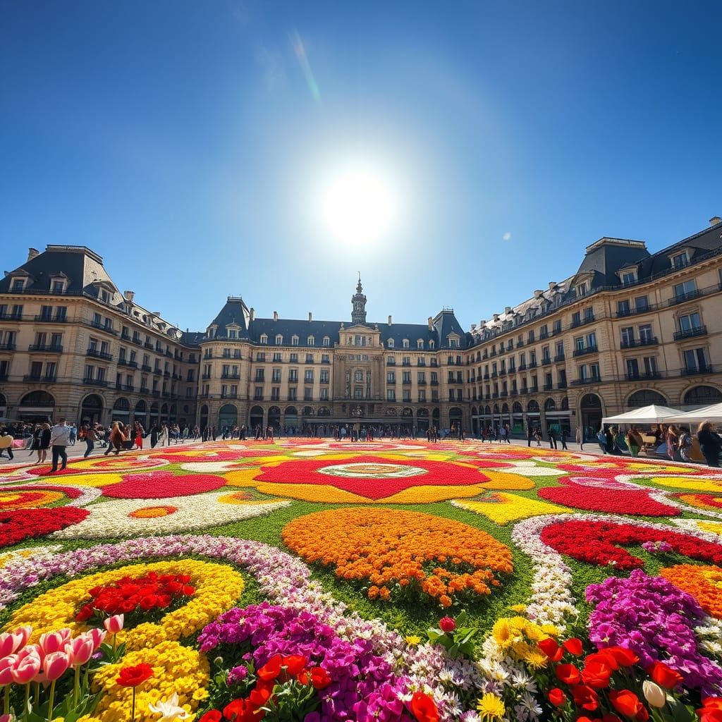 floral event in Paris