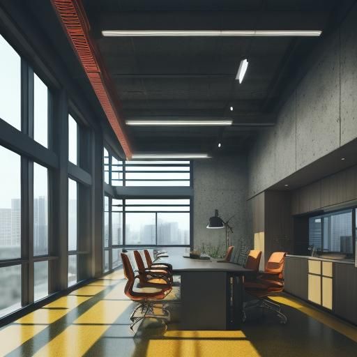 Empathetic Mediator in Modern Office: Hyperrealistic Concept...