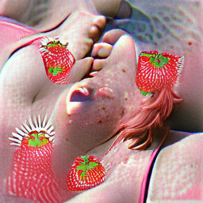 Macro Photo of a Ripe Red Strawberry