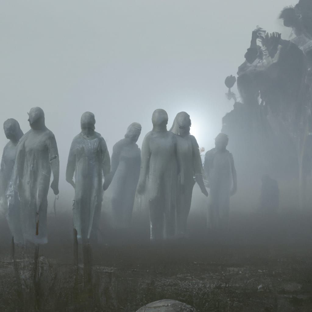 Ominous Ghosts in Post-Apocalyptic Dystopia