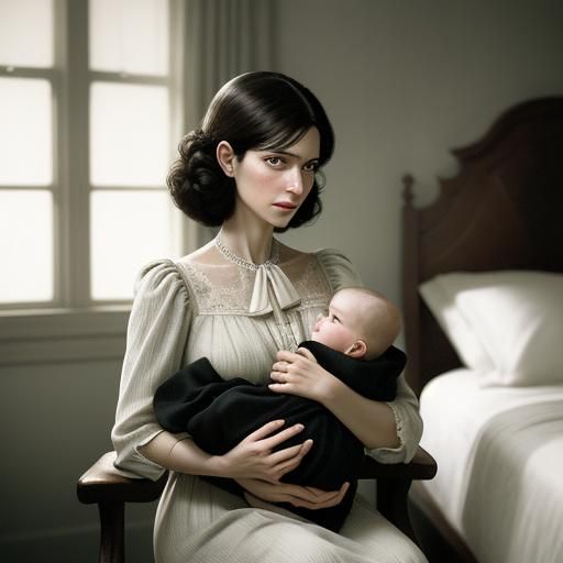 Intimate Family Portrait in Neorealism Style