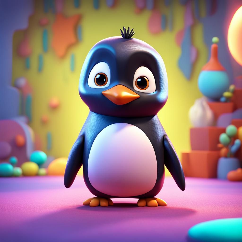 Adventures of Little Penguin Lolo: 3D Animated Art