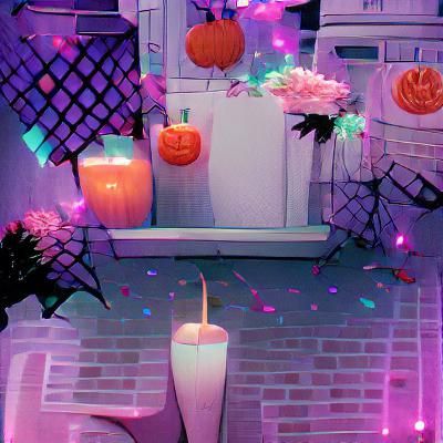 Halloween Image Generated by AI