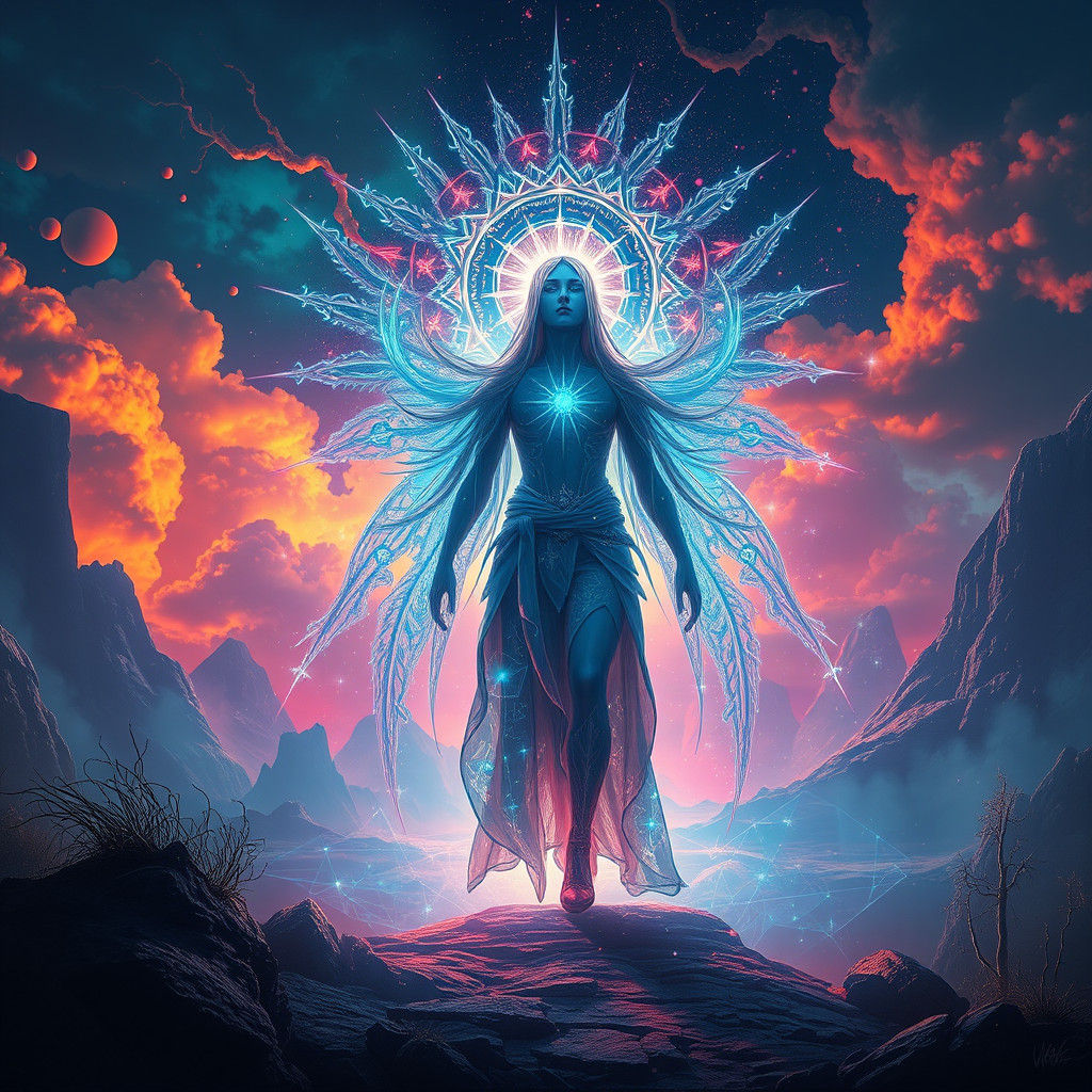 Ethereal Luminescence in a Dreamlike Landscape