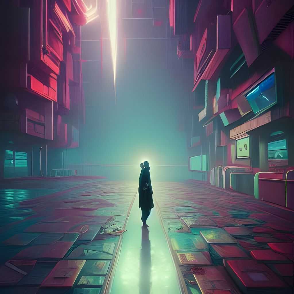 Cyberpunk Nihilist Hedonist Illustration