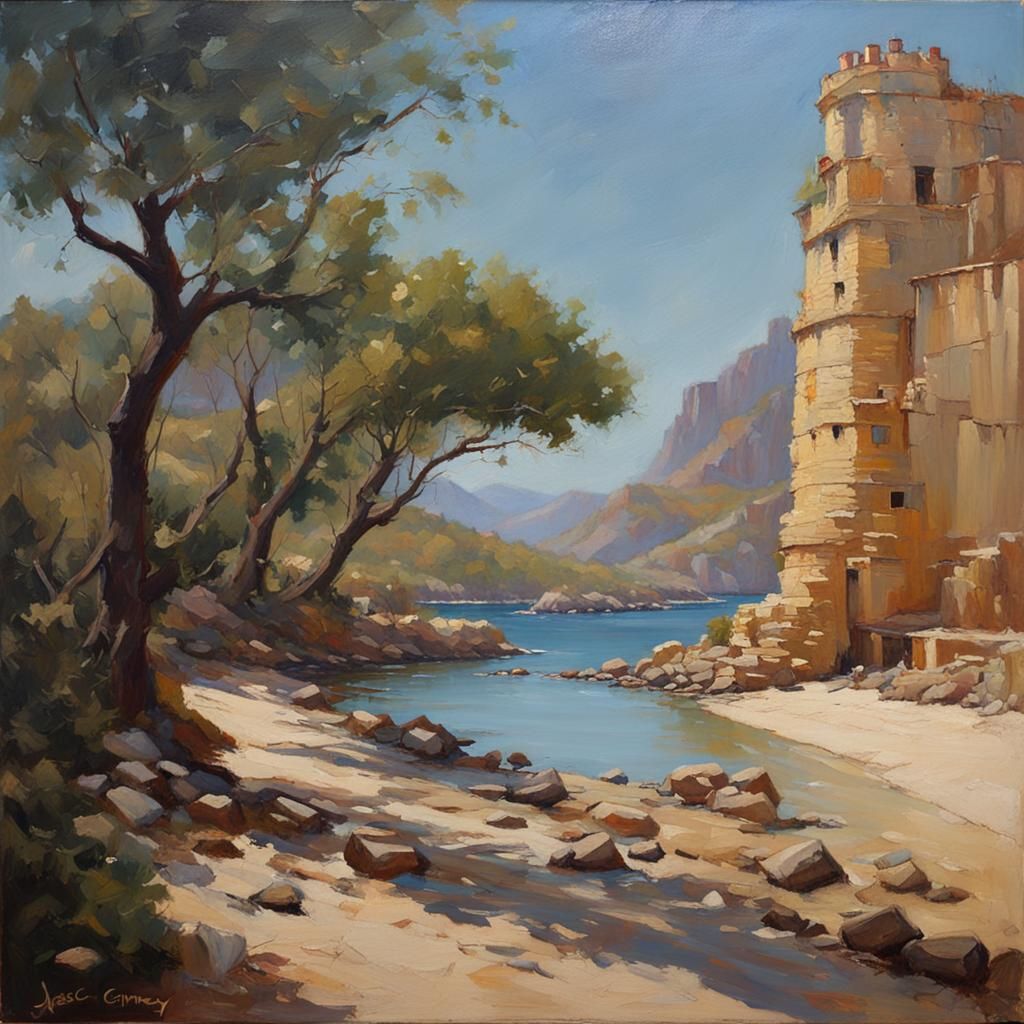 Sagisci: Oil Painting Inspired by James Gurney