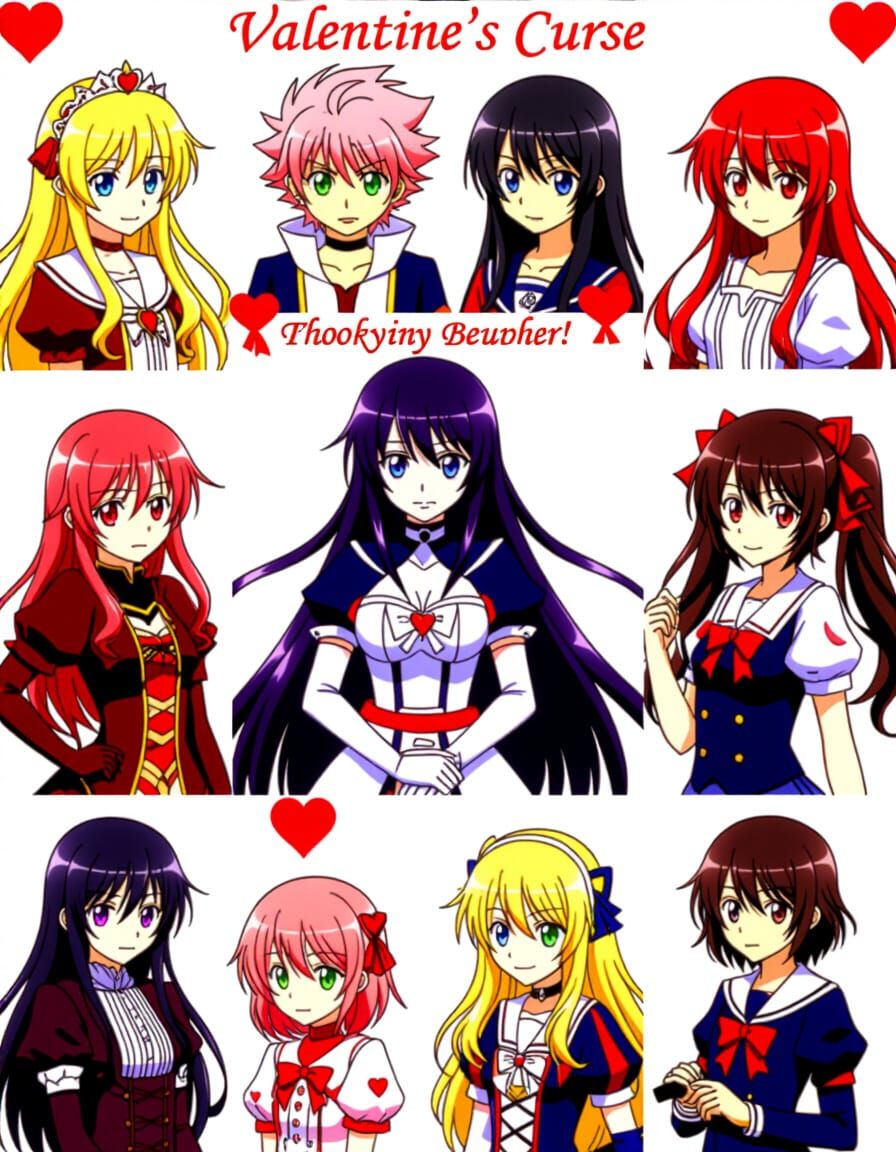 Valentine's Curse: A Spooky Romantic Scene