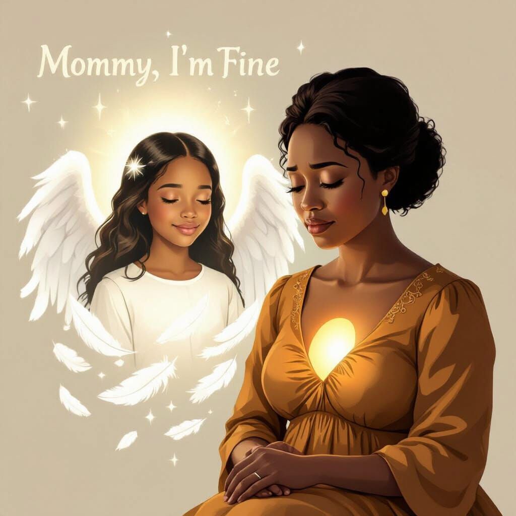 Sorrowful Mother's Loss: Daughter's Heavenly Farewell