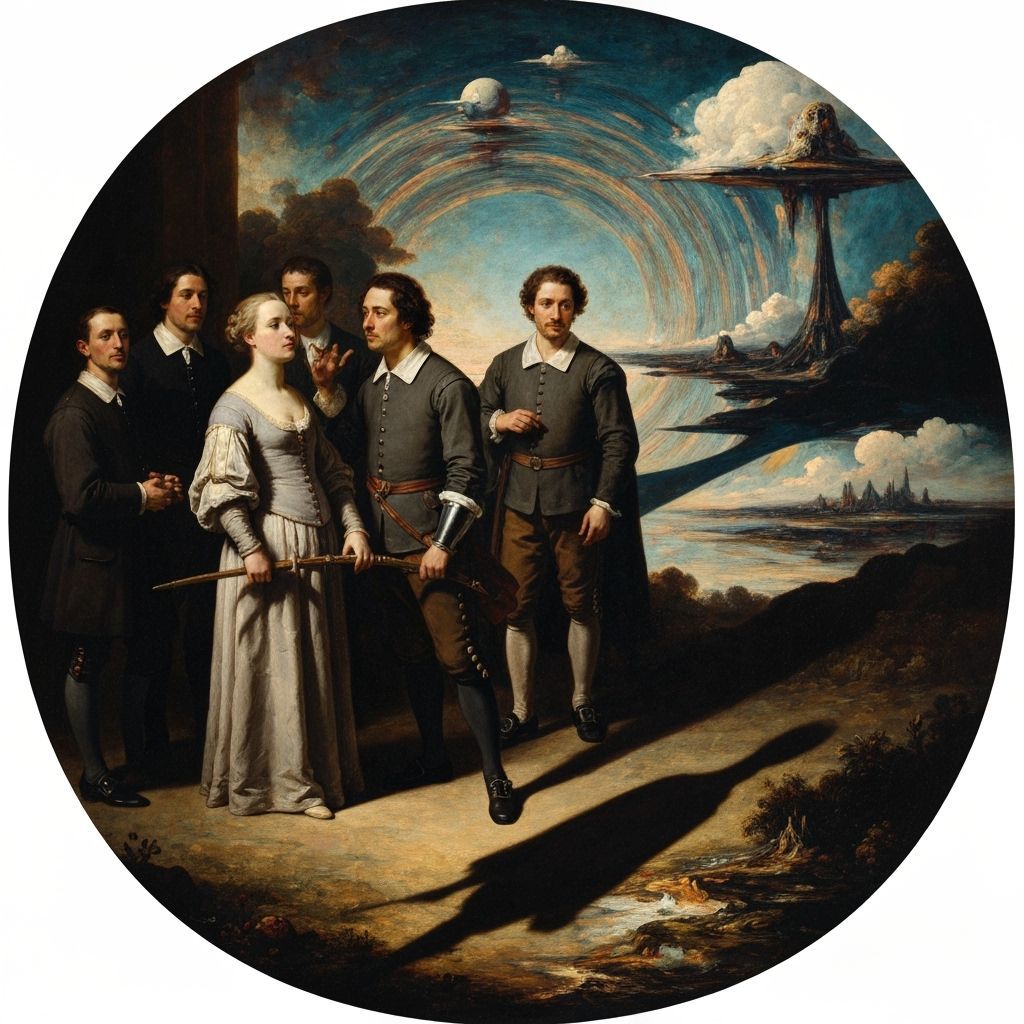 Dramatic Historical Scene as Old Master Painting