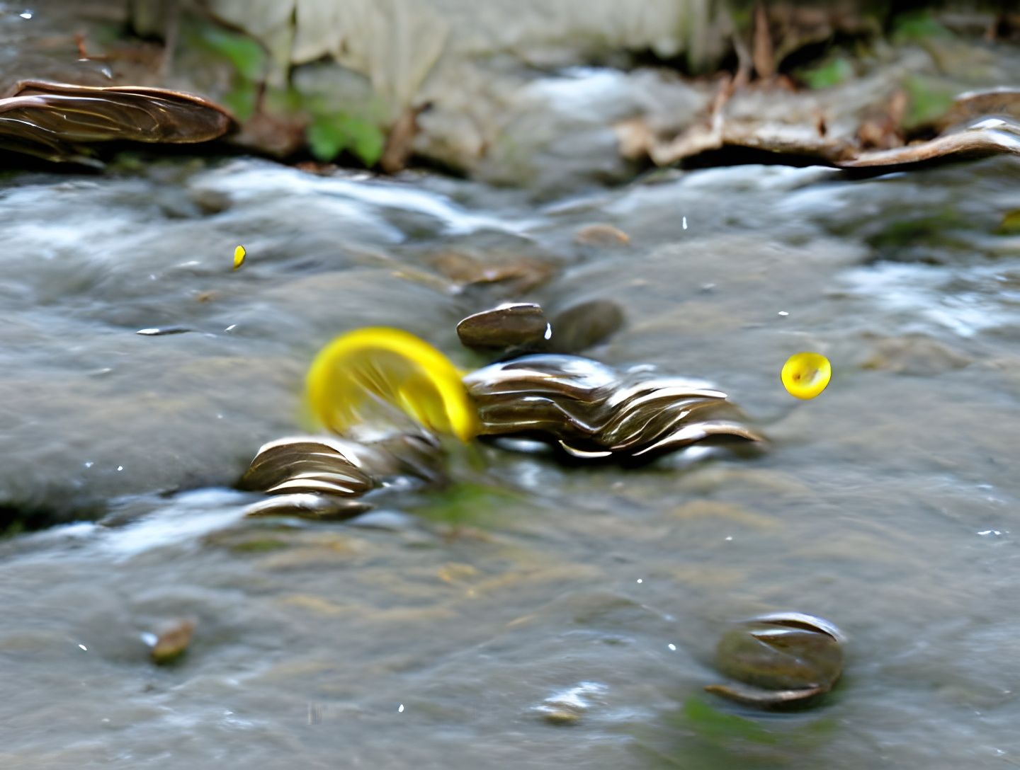 Low Angle Coin Toss in Yellow Light