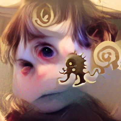 Eldritch Horror Child: A Haunting Portrait