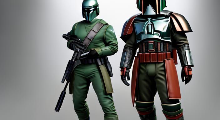 Boba Fett in Mandalorian Armor Concept Art