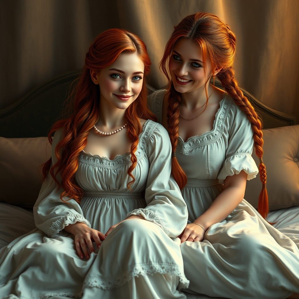 Regency-Era Mother and Daughter Share a Heartfelt Moment in ...