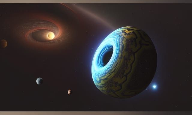 Black hole forming inside earth