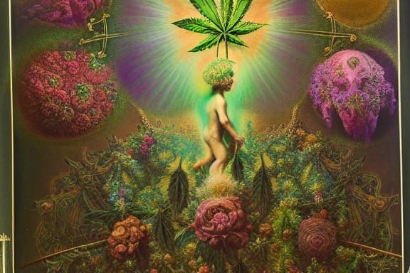 "The Virgin Mary Is Incarnate As A Sacred Flower"