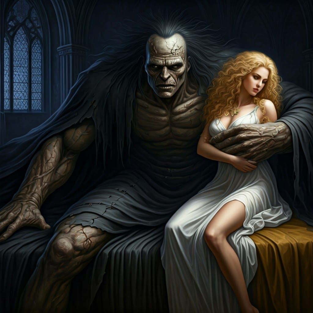 Dark Giant in Tattered Cloak, Beset by Beauty and Foreboding...