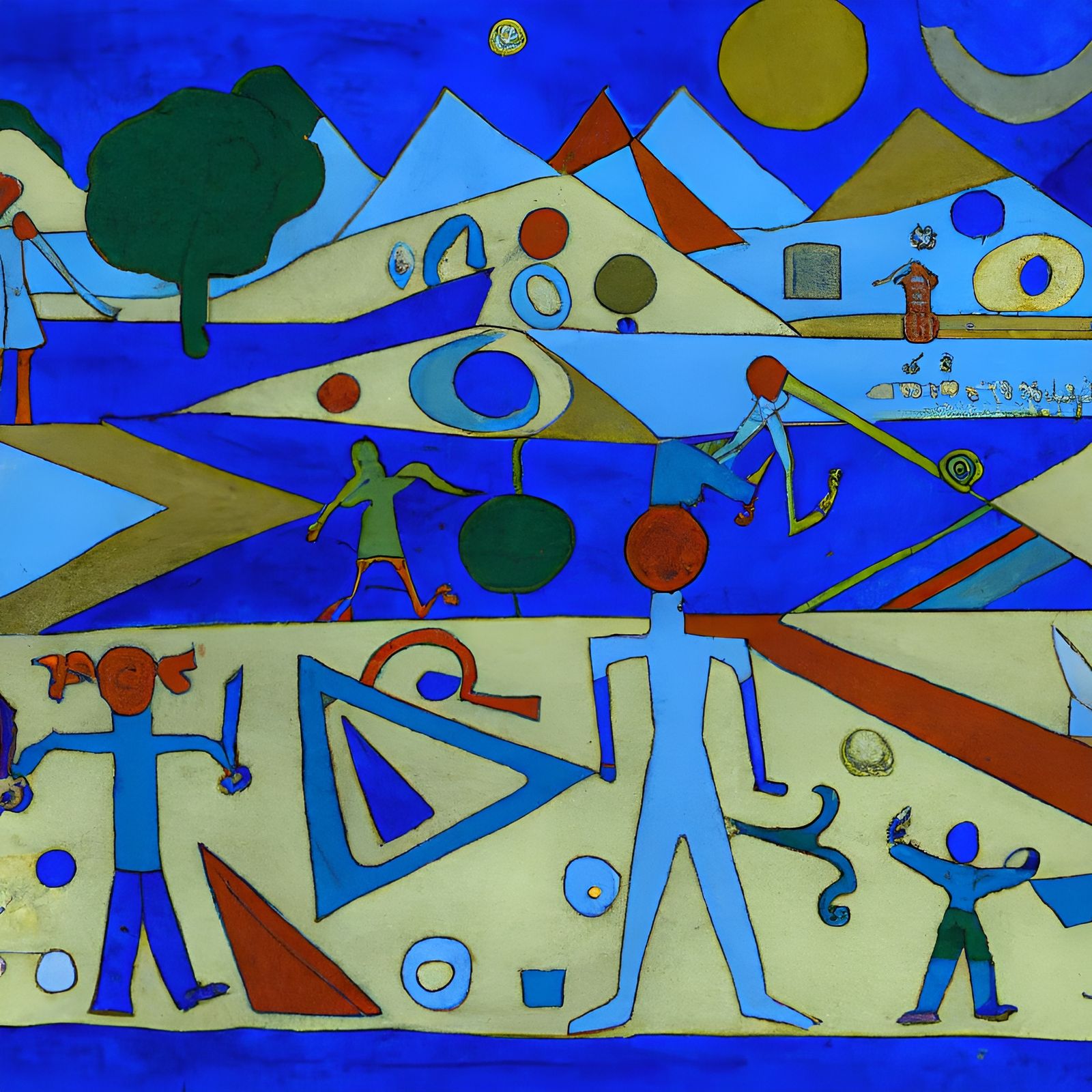 A girl with pigtails, a farting man and a boy who throws around time.