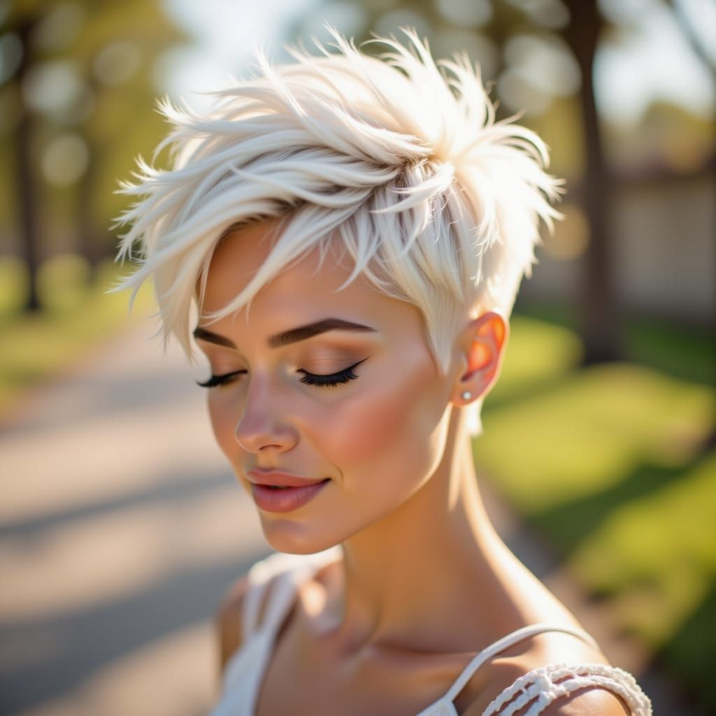 Divine Angelic Figure in Heavenly Clouds