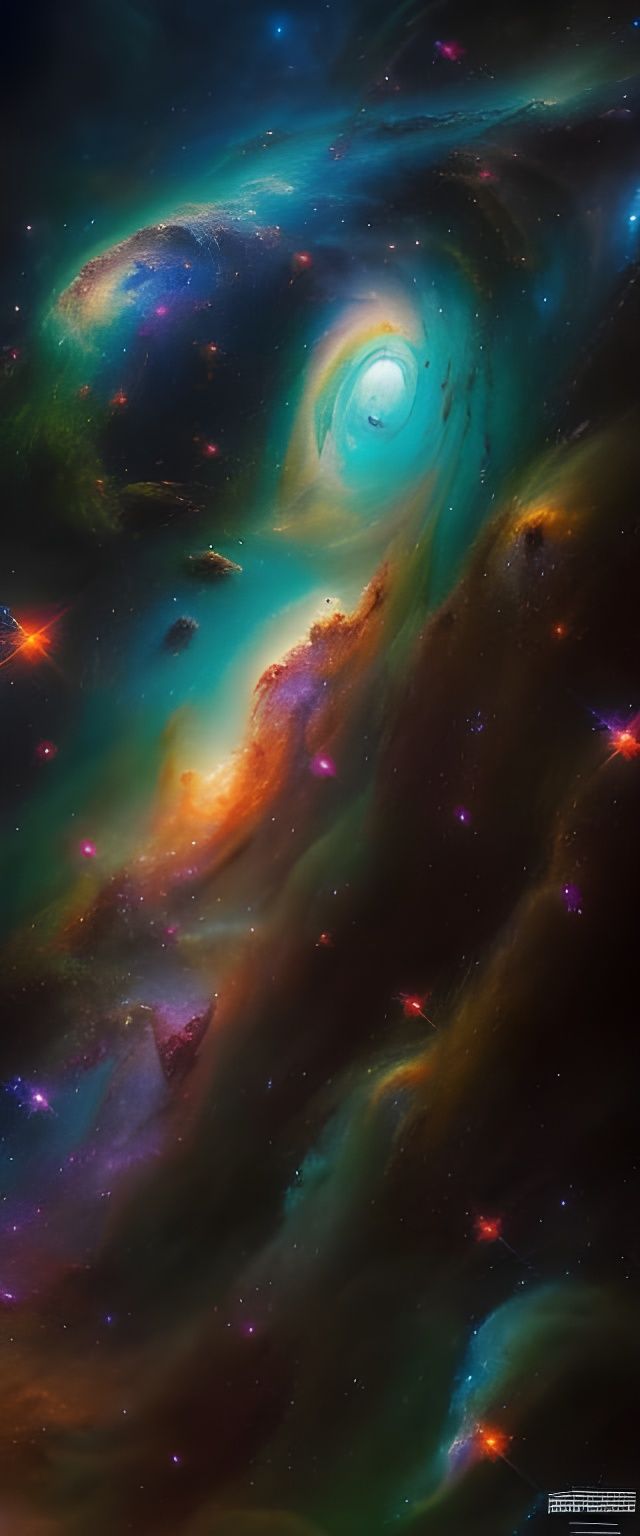 Cinematic fantasy nebulosa Galaxy intricately detailed Wadim Kashin Joseph...