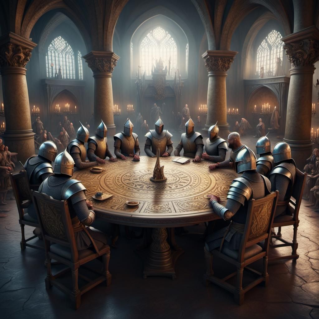 The knights of the round table
