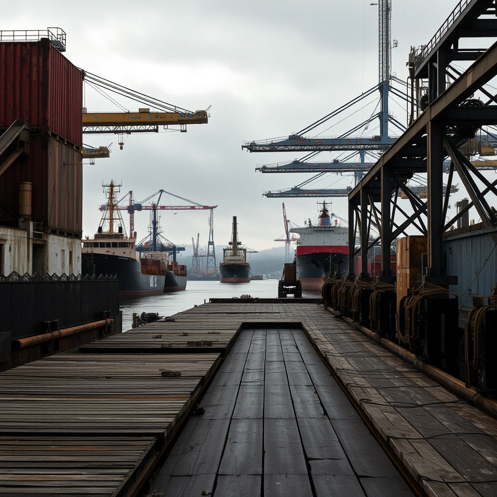 Oakland Docks: Gritty Realism and Moody Lighting