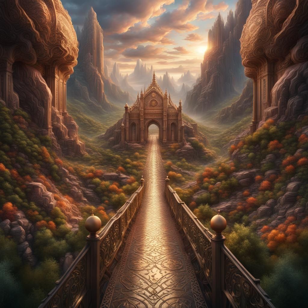 Empowering Path of Life: Digital Matte Painting