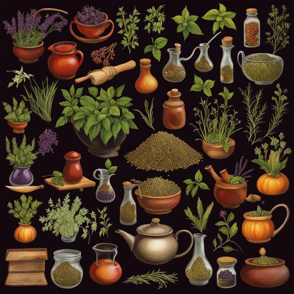 Witchcraft Herbs and Magic Potions