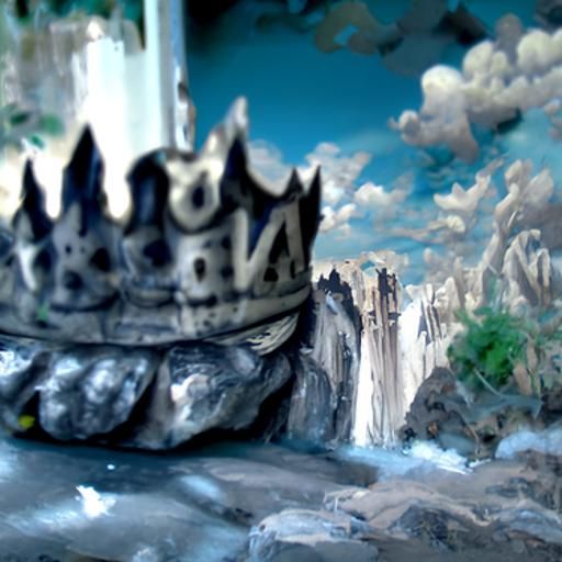 Detailed Matte Painting of King Nothing
