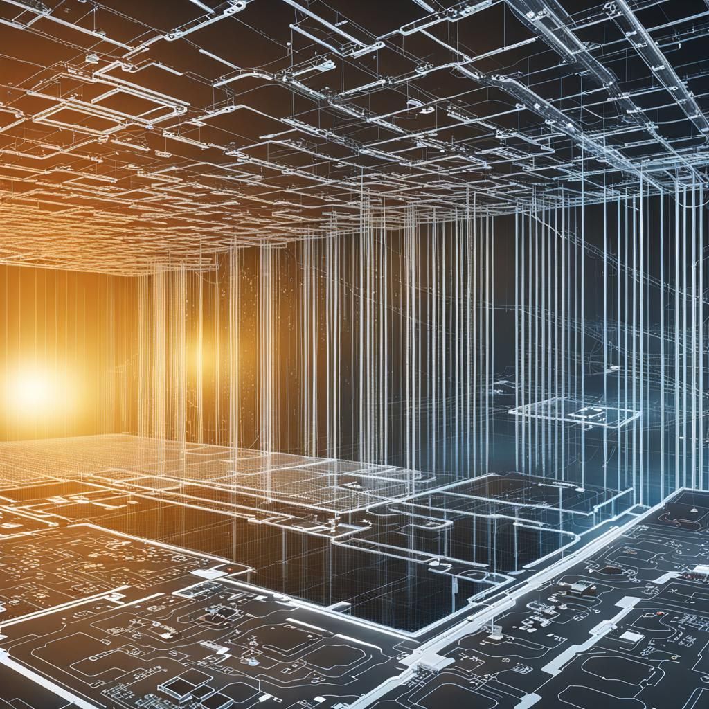 Technological Innovation in Research Laboratory: Bokeh Photo...