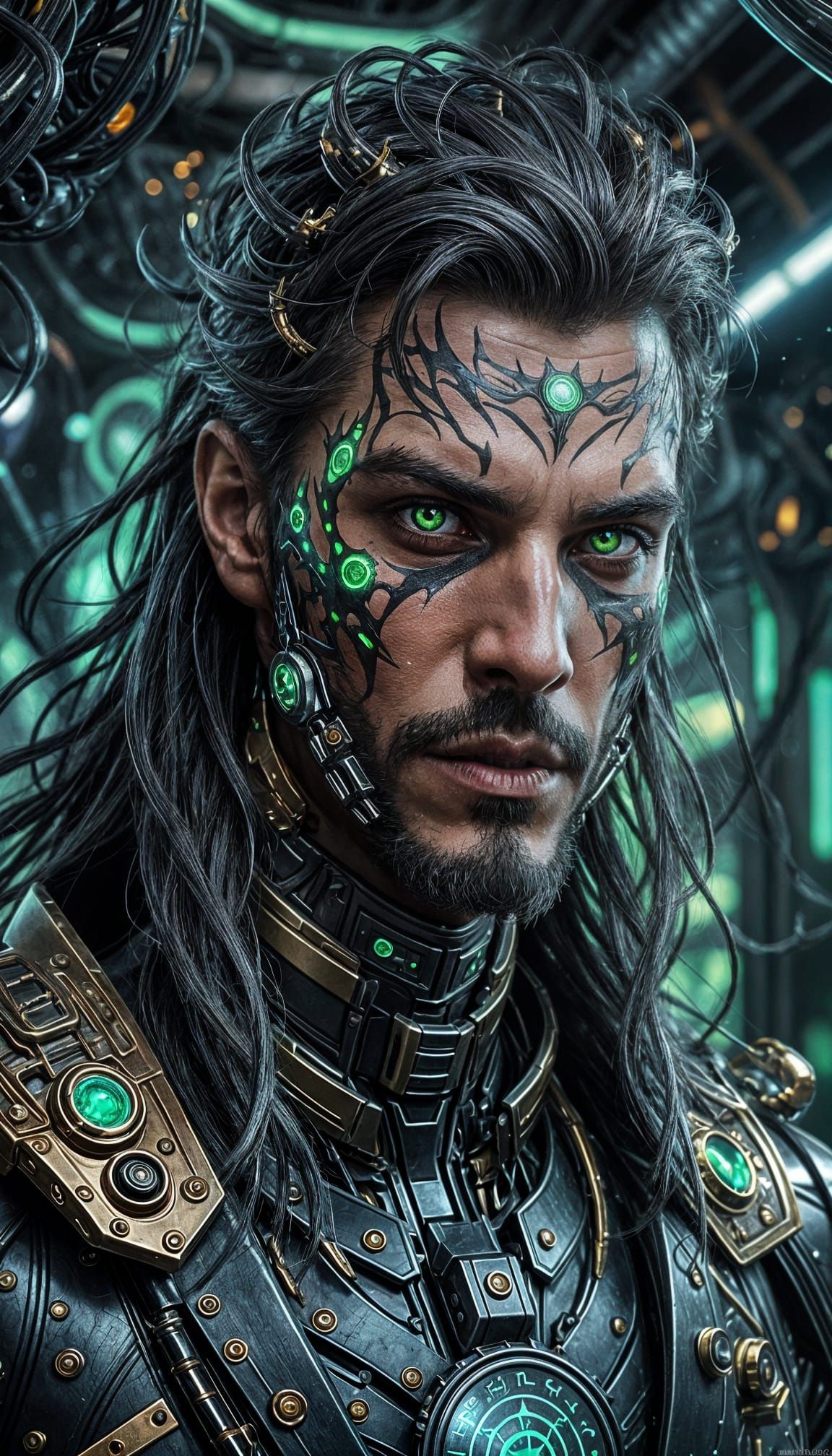 Cybernetic Vampire Bat in a Black Hole