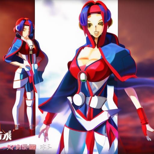 Shizuka in 90's Anime Style Rendered in Unreal Engine