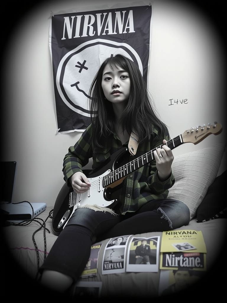 Intimate Portrait of a Young Musician