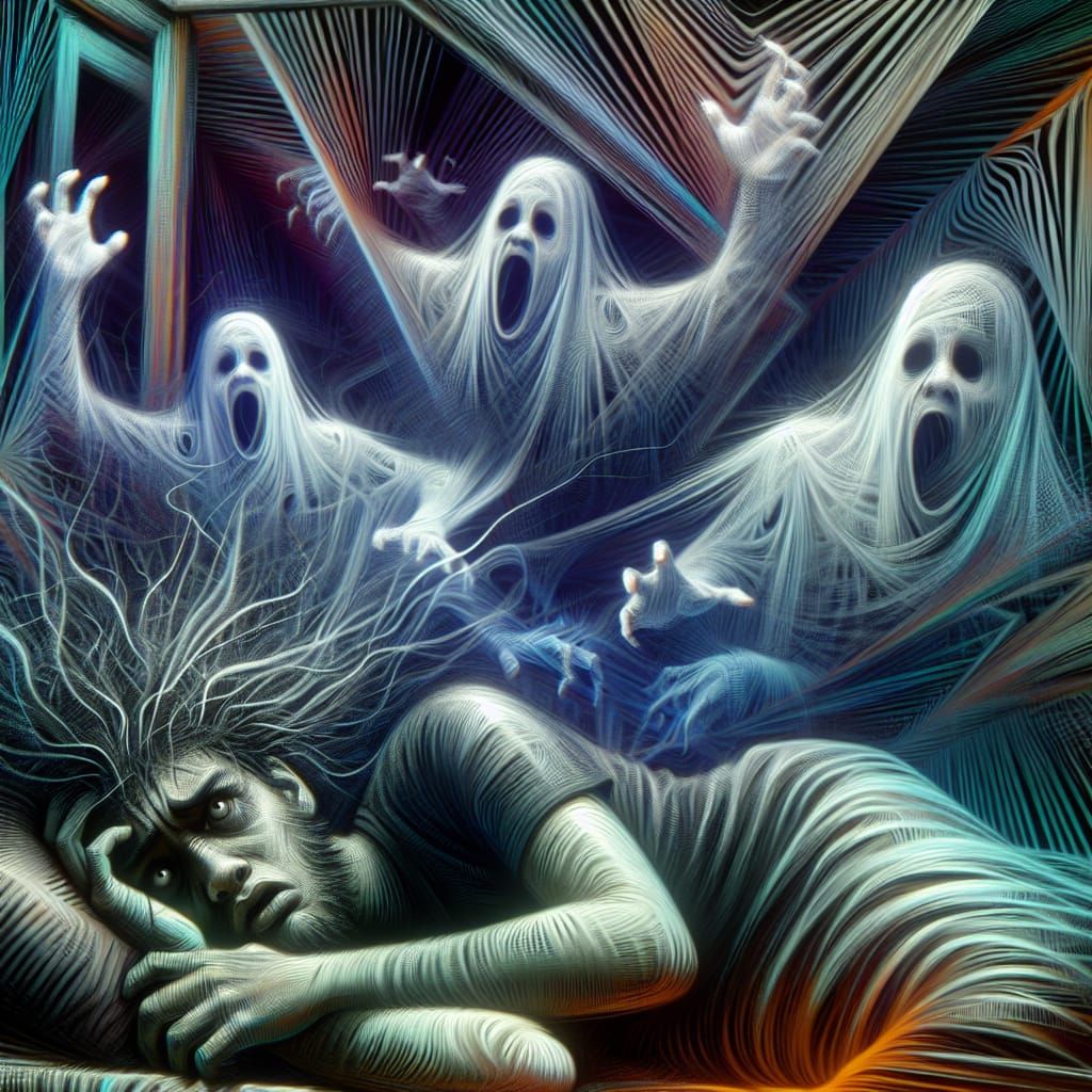 Eternal Sleep Paralysis: A Distorted Dreamscape