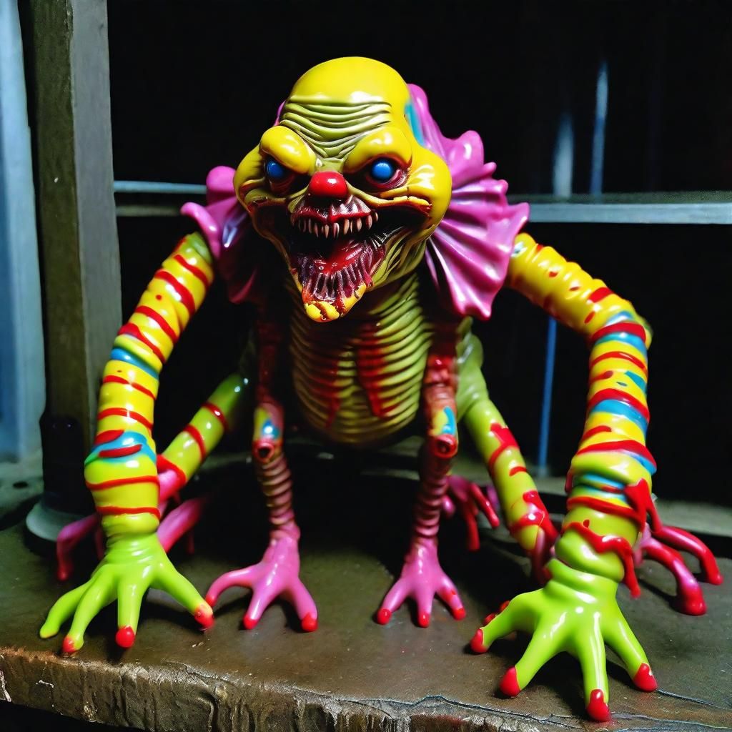 Clownwave Centipede: Grotesque Body Horror Theme Park