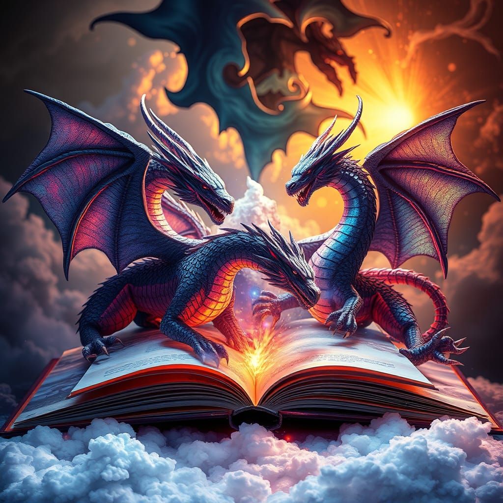 Magic Dragon World Unveiled in Popup Art Book