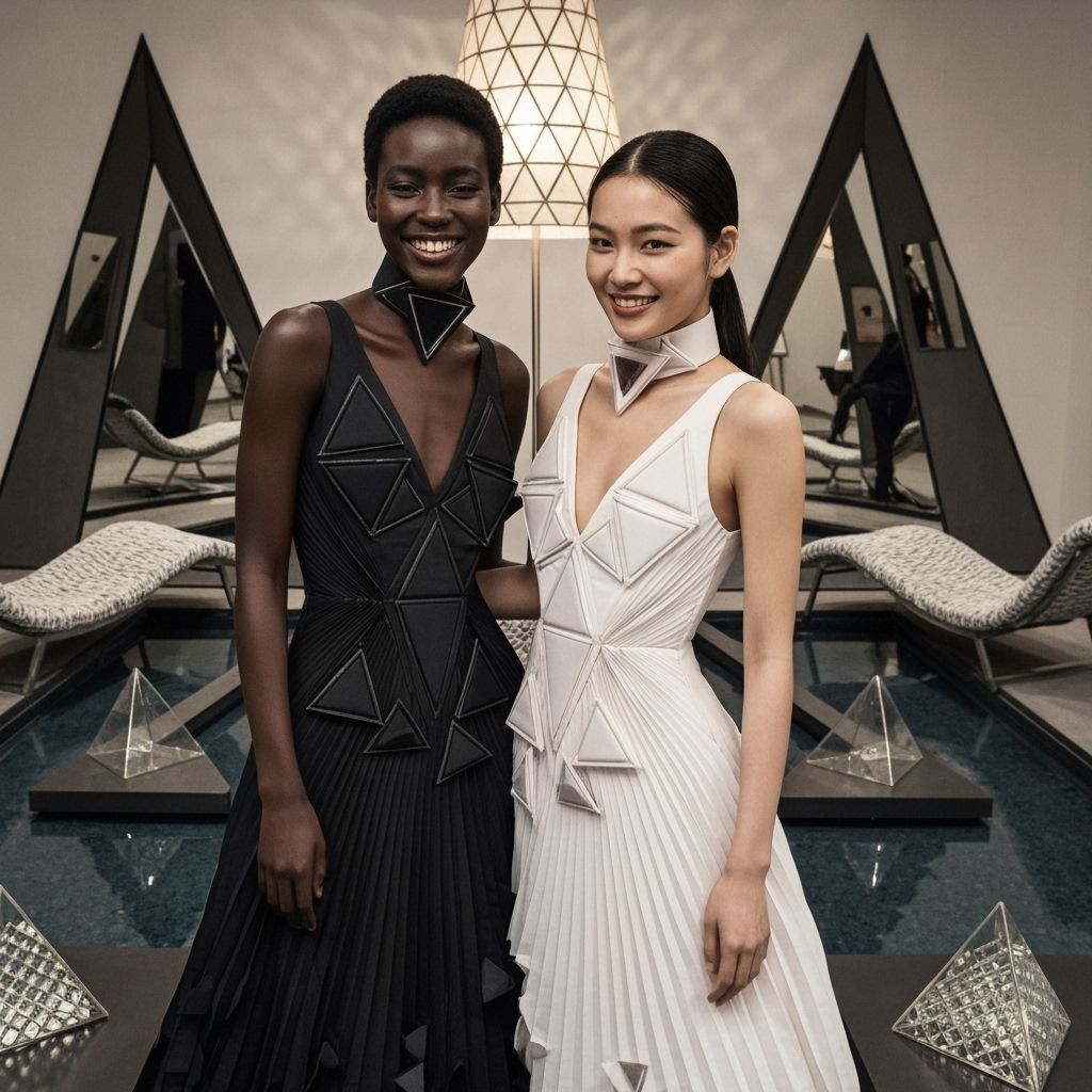 Beautiful Women in Avant-Garde Fashion