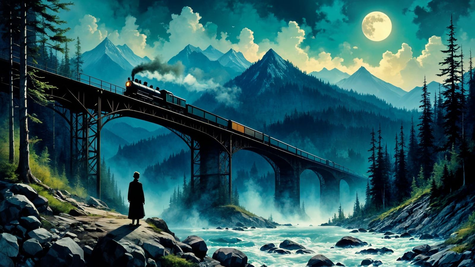 I hear the train-uh-comin’…