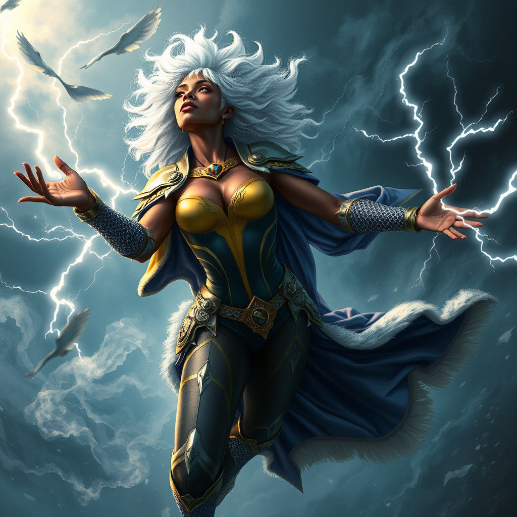 Storm Unleashes Lightning in Dreamlike Style