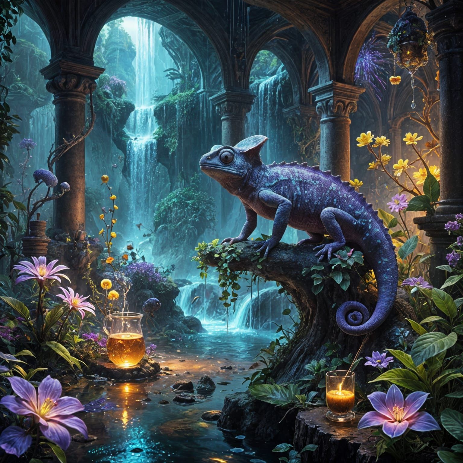 ⨓  A chameleon alchemist,